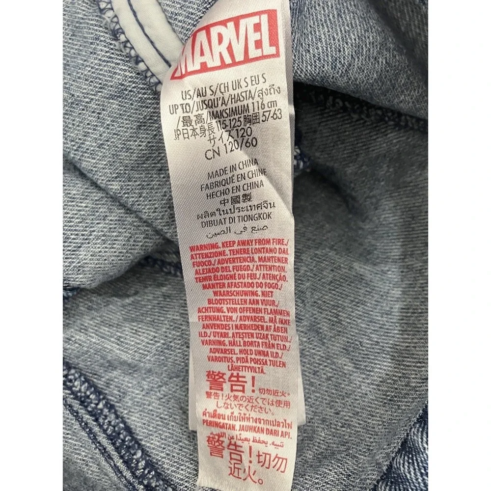 Disney Marvel America Chavez Denim Jacket Doctor Strange Youth Size‎ Small
